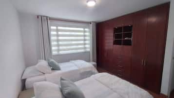 2 chambres, bureau, Wi-Fi, draps fournis