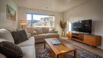 TV connectée, cheminée