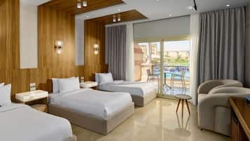 Egyptian cotton sheets, premium bedding, down duvets, memory-foam beds