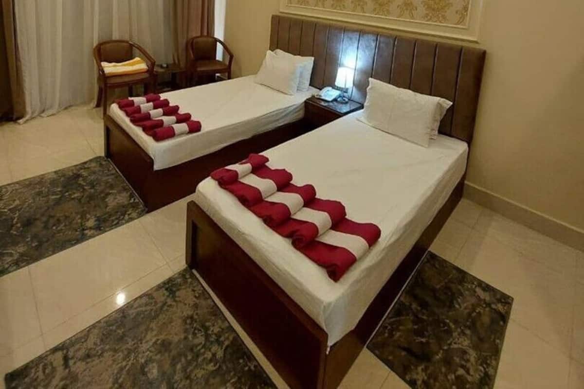 Deluxe-Zimmer, 2Â Einzelbetten, Gartenblick