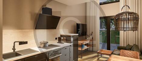 Kjøleskap og kokeplater