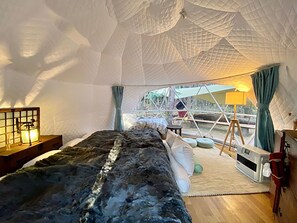 Barraca, para não fumantes (Glamping Hanz Pao for 4 Adults) | Individualmente decorados, individualmente mobiliados, roupa de cama