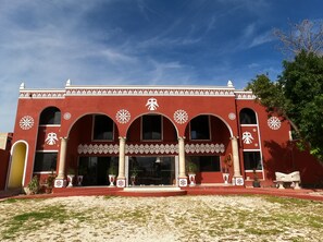 Façade de l’hébergement