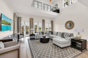 TV - Golden Hideaway | 5BR, Private Pool, Lake View (Kissimmee)