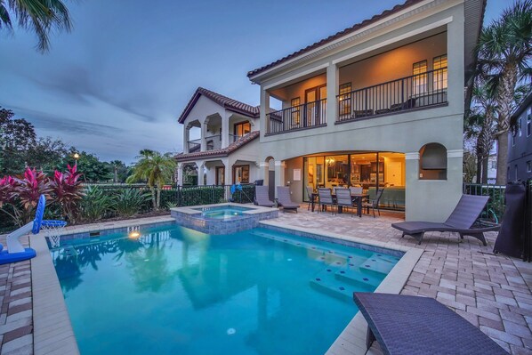 Pool - Castle Pines Abode | 6 BR, Game Room, Themed Rooms (Kissimmee)