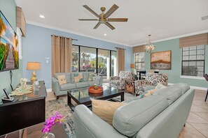 TV, table football - Castle Pines Abode | 6 BR, Game Room, Themed Rooms (Kissimmee)