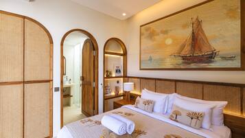 別墅, 2 間臥室 | 2 間睡房、埃及棉床單、高級寢具、房內夾萬