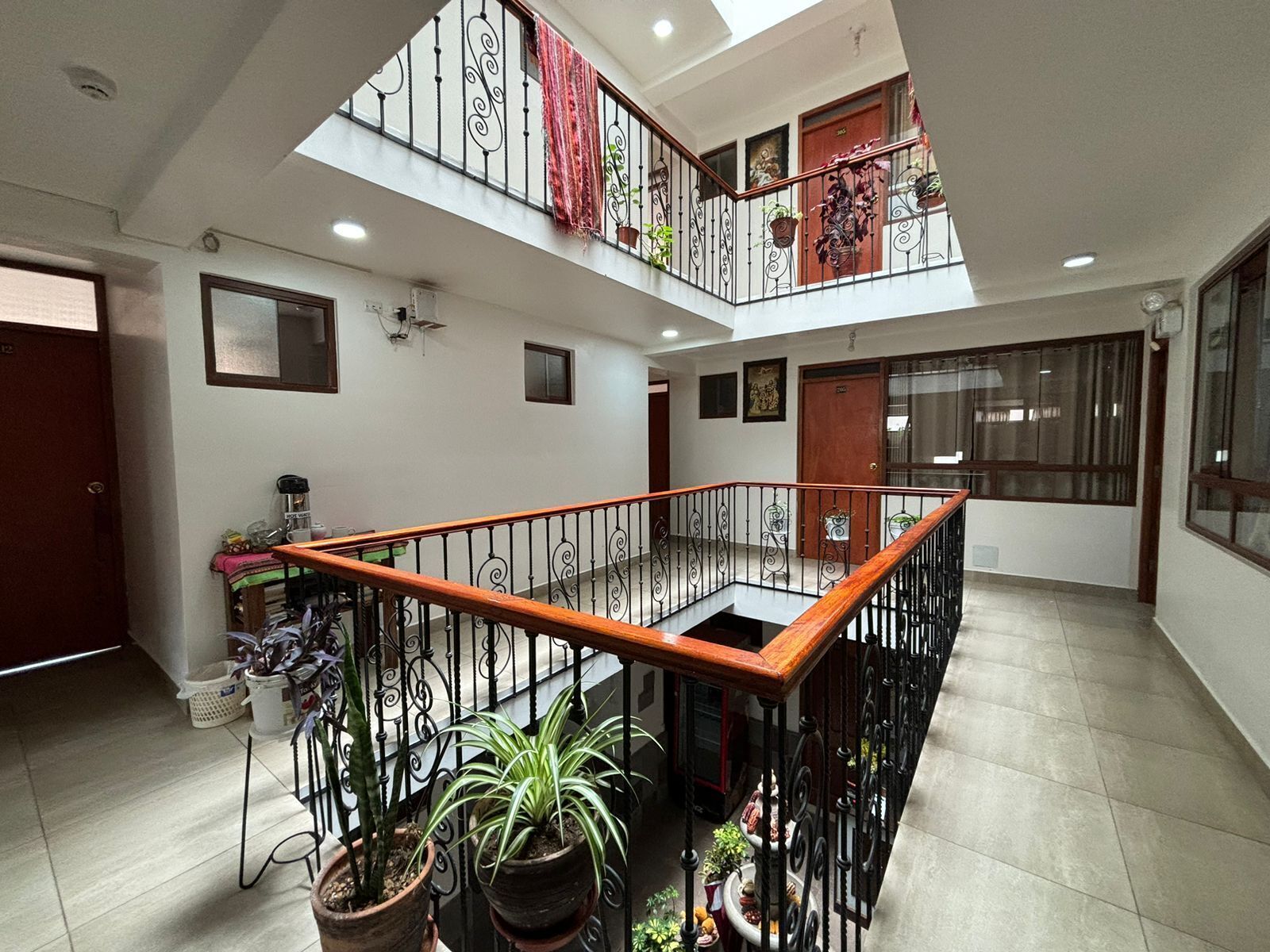 Handrails in stairways