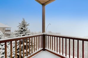 Property grounds - Condo with panoramic views, spacious balcony, games, soaking tub, W/D, & AC (Sugar Mountain)