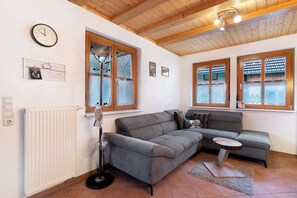 TV, DVD player, table tennis, stereo - Apartment 'Ferienwohnung Brandenkopfblick' with Mountain View, Shared Garden and Wi-Fi (Mühlenbach)