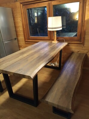 Dining - Holiday Home 'Landhaus Mit Saunakeller' with Private Terrace, Wi-Fi and Air Conditioning (Bad Wünnenberg)