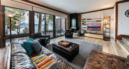 Central Tahoe Retreat | Lake Views + Walk to Shore
