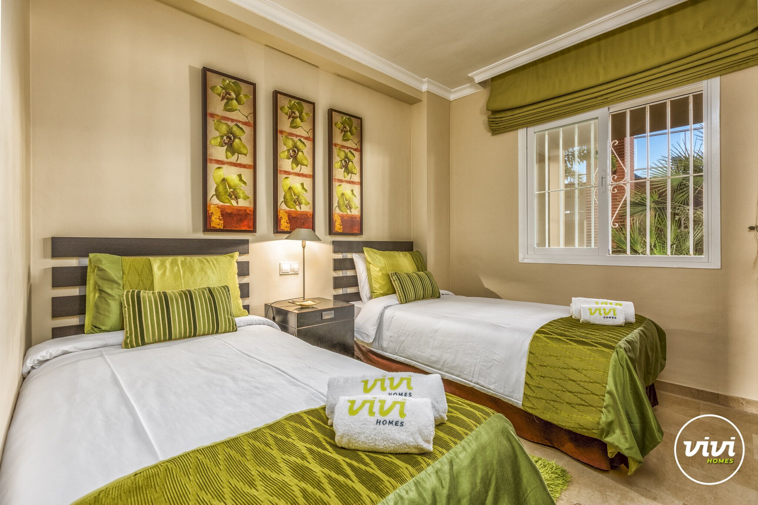 2 bedrooms, in-room safe, iron/ironing board, free WiFi