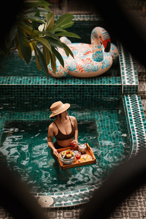 Signature Villa, Multiple Bedrooms, Pool Access, River View | Courtyard view - Alsahar Hoi An Boutique Villa Apartment (Da Nang)