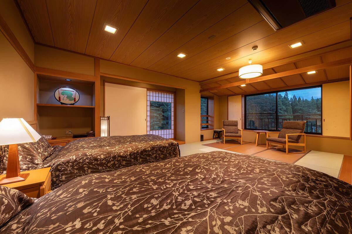 客房, 非吸煙房, 山景 (Japanese/Western) | 1 間睡房、房內夾萬、免費 Wi-Fi、床單