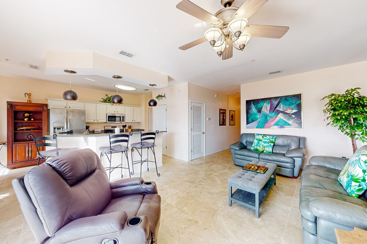 Photo 5 of Dog-friendly waterfront & gated condo with pool access, balcony, AC, & W/D