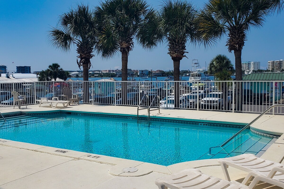 Photo 22 of Dog-friendly waterfront & gated condo with pool access, balcony, AC, & W/D