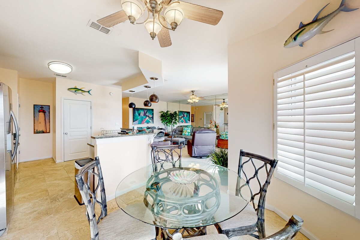 Photo 8 of Dog-friendly waterfront & gated condo with pool access, balcony, AC, & W/D