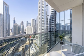 Apartment | Terrace/patio - Act One Tower 2BR Luxury Apartment (Dubai)