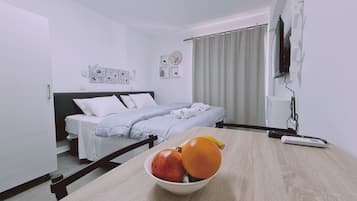1 camera, Wi-Fi gratuito, lenzuola