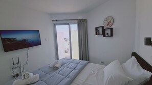 Wifi gratis y ropa de cama