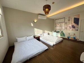 Signature Quadruple Room | Individually furnished, free WiFi
