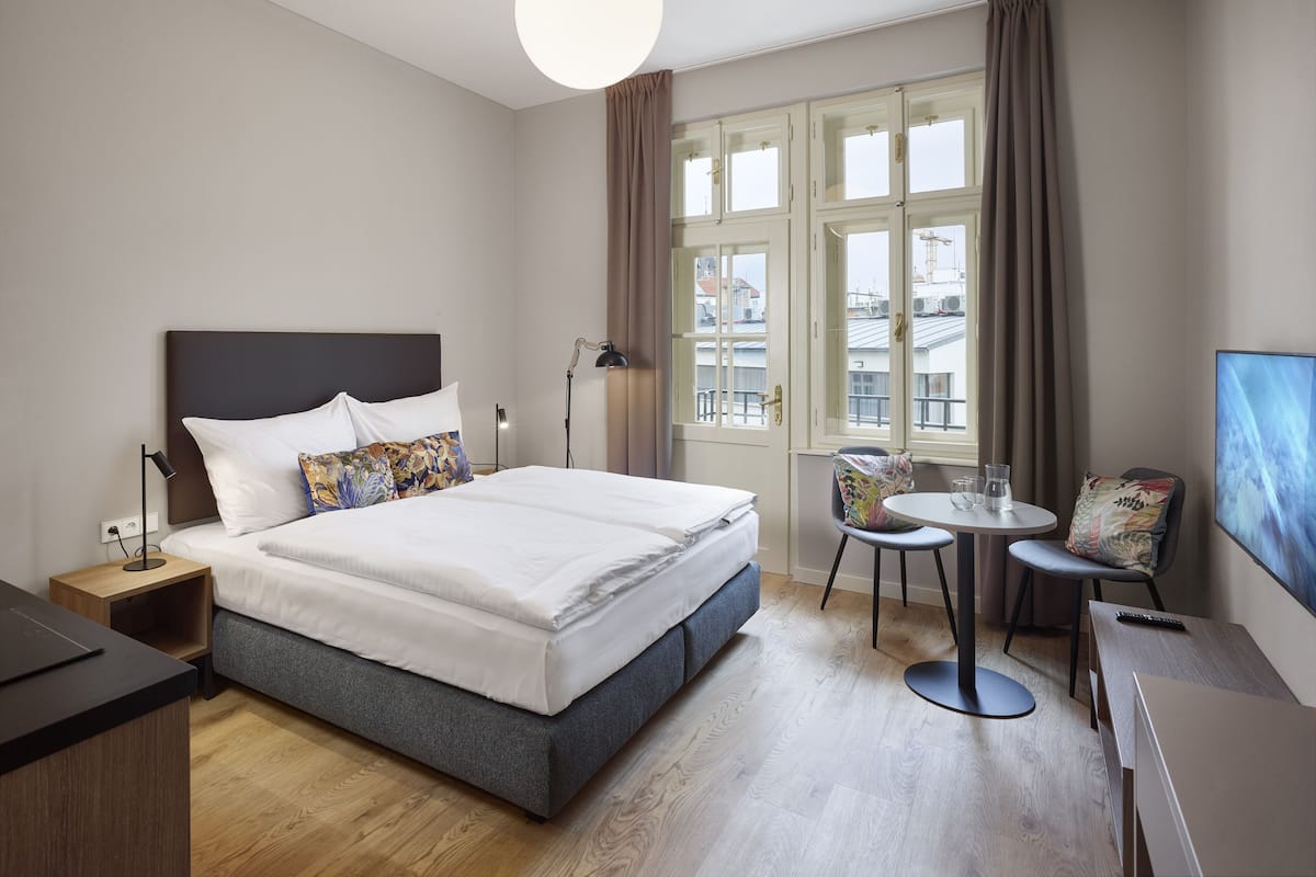 Studiosvit | 1 sovrum, gratis barnsÀngar, gratis wi-fi och sÀngklÀder