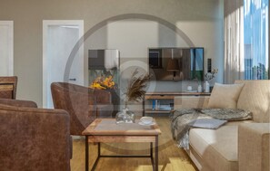 Een smart-tv en een open haard
