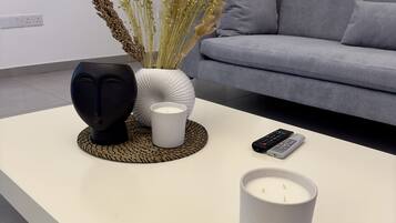 Apartment, 1 Bedroom, Accessible, Smoking | Living room