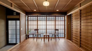 Traditional House | Living area | 32-inch flat-screen TV with digital channels