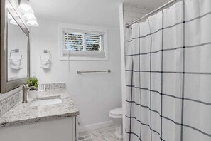 Towels, soap, toilet paper