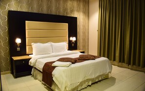 Grand Apartment | In-room safe, blackout drapes, iron/ironing board, free WiFi - ARJAN QURTUBA SERVICED APARTMENTS (Al Khobar)