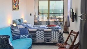 Comfort Studio Suite, 1 Queen Bed with Sofa bed, Ocean View, Oceanfront | Premium bedding, memory foam beds, minibar, laptop workspace - B&B Pousada Swiss Residence (Aquiraz)