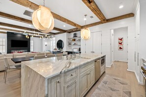 Fridge, microwave, oven, dishwasher - Wild Blue|Easy Beach Access|Gulf Views|Private Pool|Golf Cart (Santa Rosa Beach)