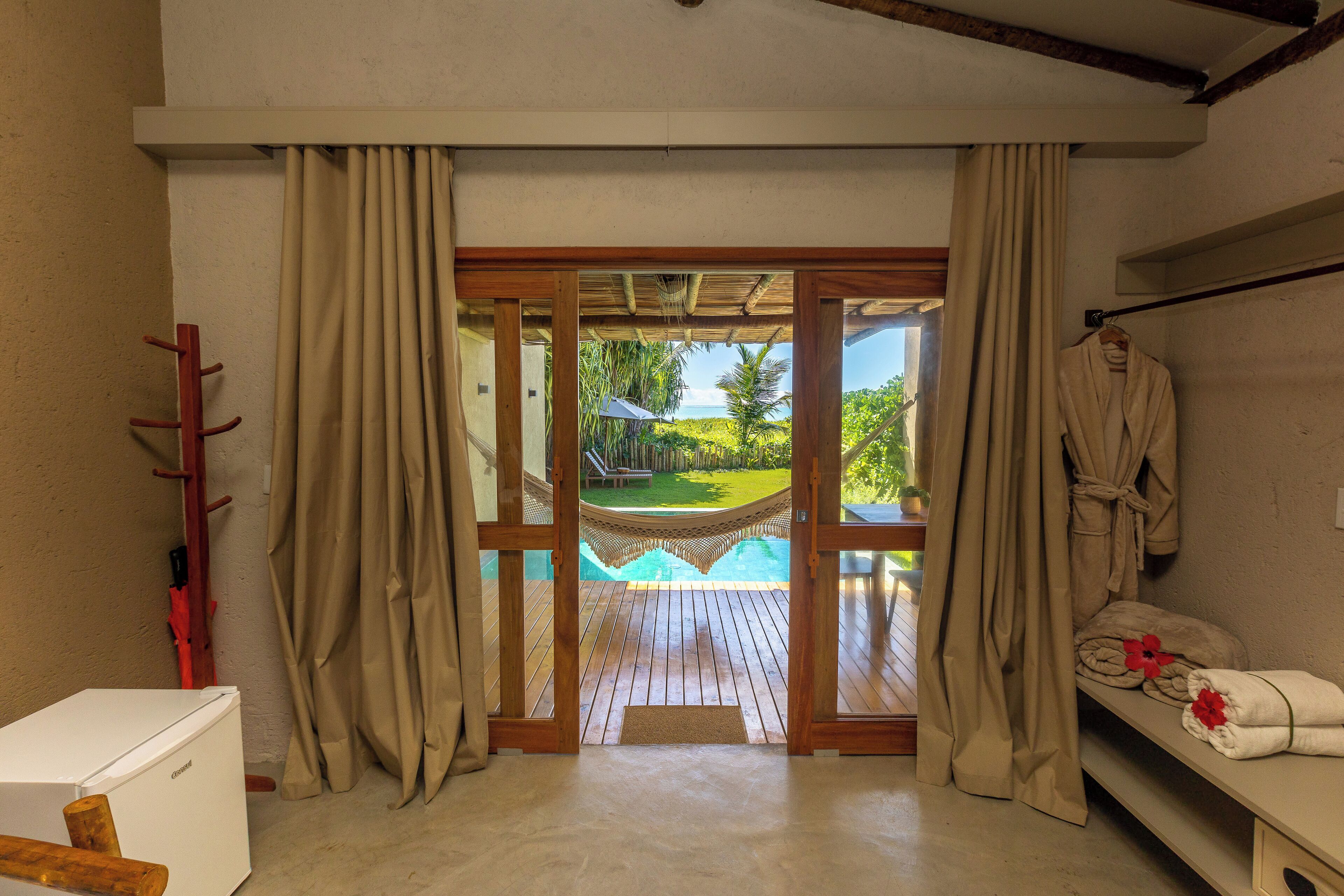 Premium-Bungalow, 1 Schlafzimmer, eigener Pool, Meerblick