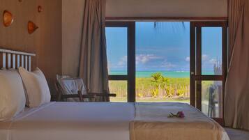Premium-Bungalow, 1 Schlafzimmer, eigener Pool, Meerblick