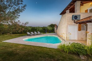 Una piscina riscaldata