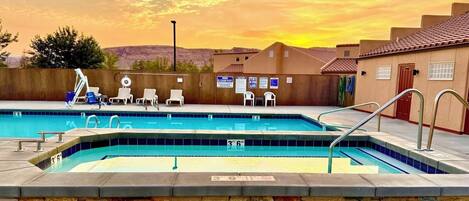 Beheizter Pool