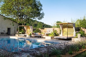 Una piscina climatizada