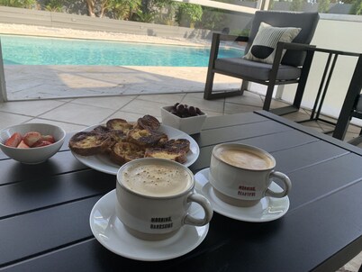 RETREAT with  SALT WATER HEATED POOL . SPRING AVAILABLE !