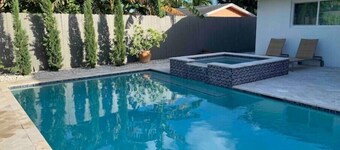 RETREAT with  SALT WATER HEATED POOL & SPA. SUMMER  AVAILABLE !