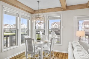 Dining - Ocean Reef 14-A1, Almost Oceanfront Condo in Emerald Isle, NC! (Emerald Isle)