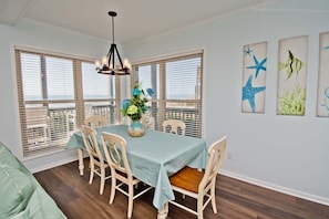 Dining - Ocean Reef 9-B1, Oceanfront Condo in Emerald Isle, NC! (Emerald Isle)