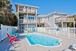Pool - Page One, Almost Oceanfront House in Emerald Isle, NC! (Emerald Isle)