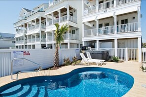 Una piscina riscaldata