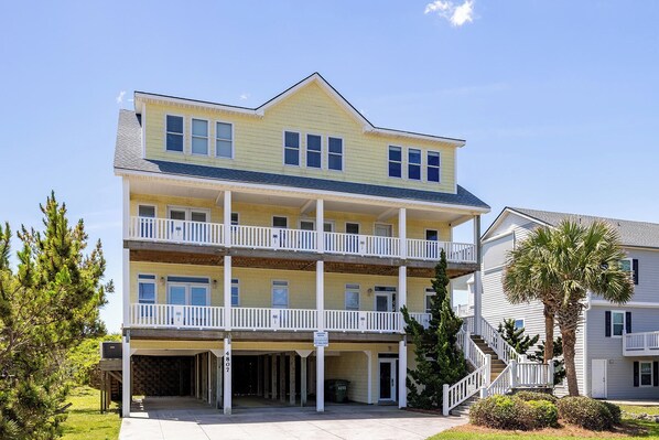 Exterior - Park Place, Oceanfront House in Emerald Isle, NC! (Emerald Isle)