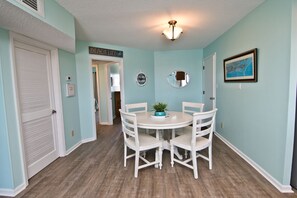 Dining - Pebble Beach A-205, Oceanfront Condo in Emerald Isle, NC! (Emerald Isle)