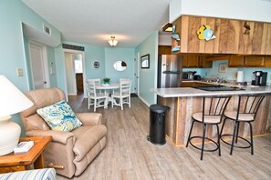 Interior - Pebble Beach A-205, Oceanfront Condo in Emerald Isle, NC! (Emerald Isle)
