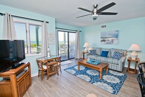 DVD player - Pebble Beach A-205, Oceanfront Condo in Emerald Isle, NC! (Emerald Isle)