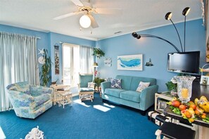 TV - Pebble Beach B-306, Almost Oceanfront Condo in Emerald Isle, NC! (Emerald Isle)